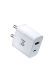 Neovolt 22.5W USB-A + Type-C Fast Charging Adapter, White