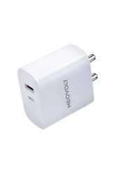 Neovolt 45W USB-C & USB-A Fast Charging Adapter, White