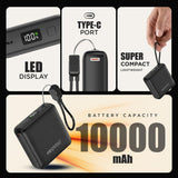 Neovolt 10000mAh Pocket Power Bank with 22.5W Fast Charging