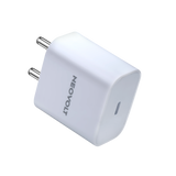Neovolt 20W Type-C Fast Charging Wall Adapter, White