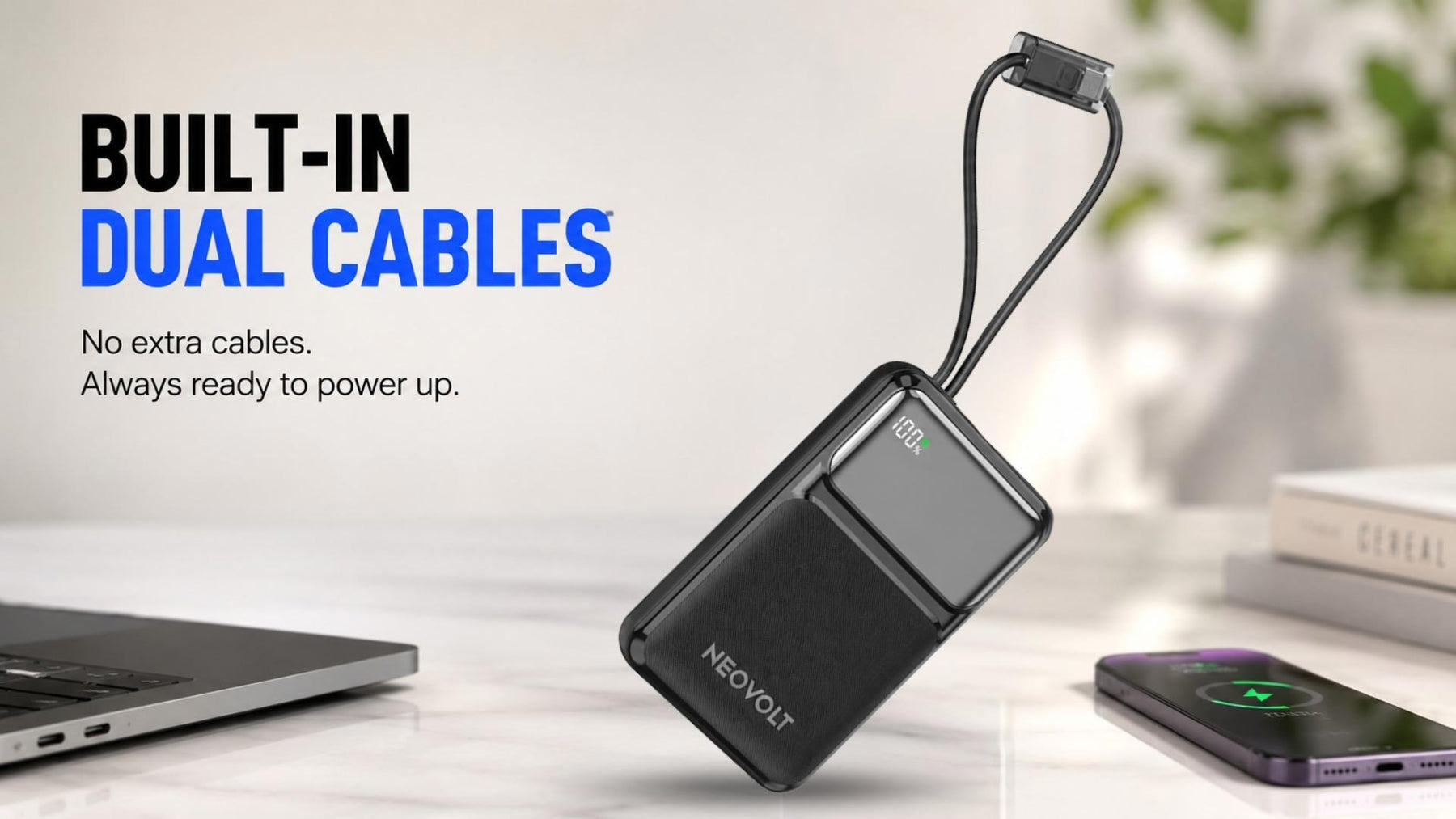 Neovolt 10000mAh 22.5W Compact Fast Charging Power Bank