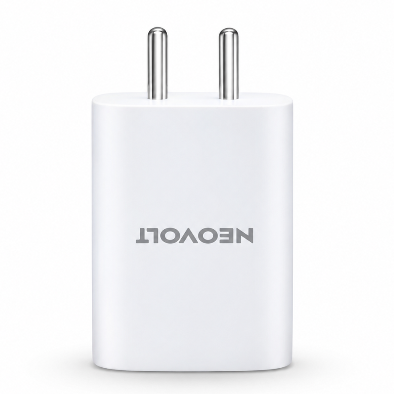 Neovolt 25W USB Type-C Fast Charging Adapter, White
