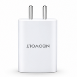 Neovolt 25W USB Type-C Fast Charging Adapter, White