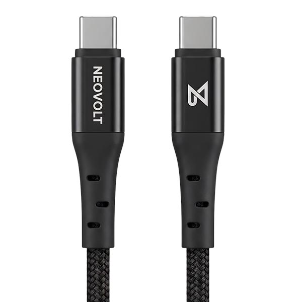 Neovolt Type C to Type C braided cable with 1.5m length