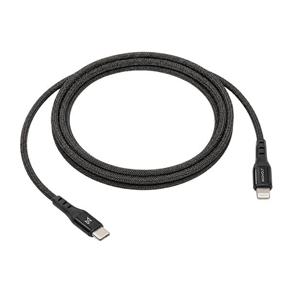 Neovolt Type C to Lightning braided cable with 1m length