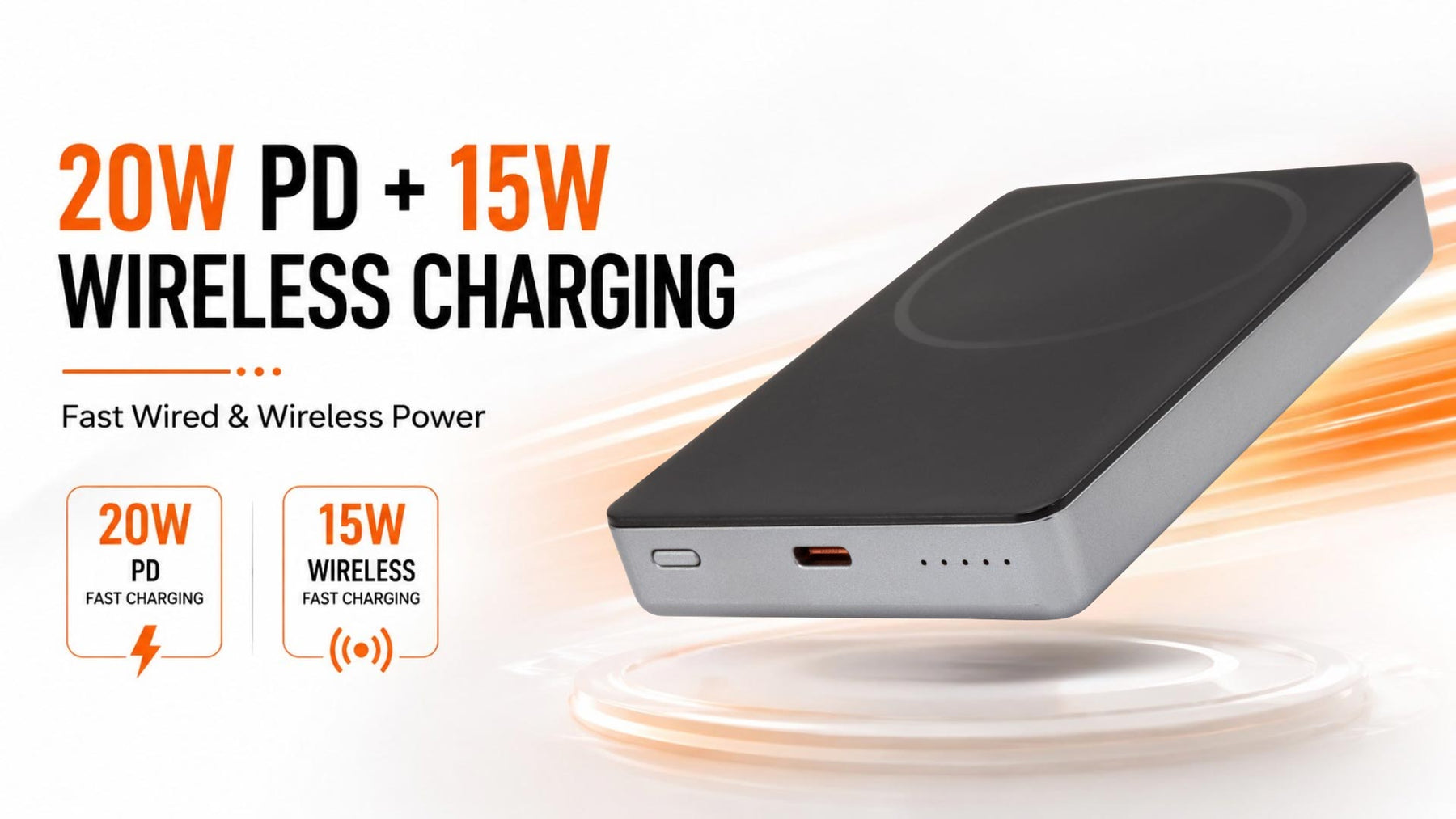 Neovolt 10000mAh 15W Wireless with Magsafe Power Bank