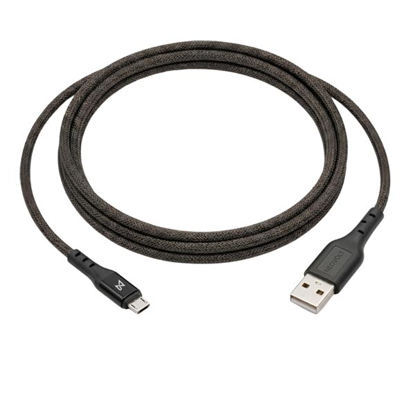 Neovolt USB A to Micro USB braided cable with 1.5m length