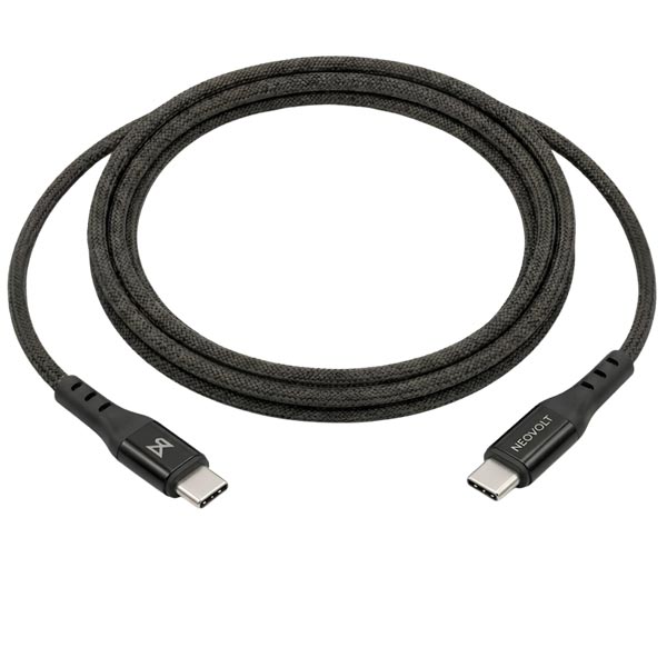 Neovolt Type C to Type C braided cable with 1.5m length