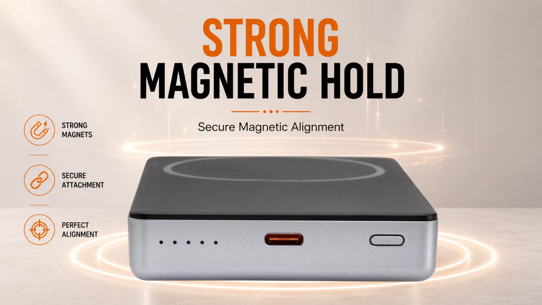 Neovolt 10000mAh 15W Wireless with Magsafe Power Bank
