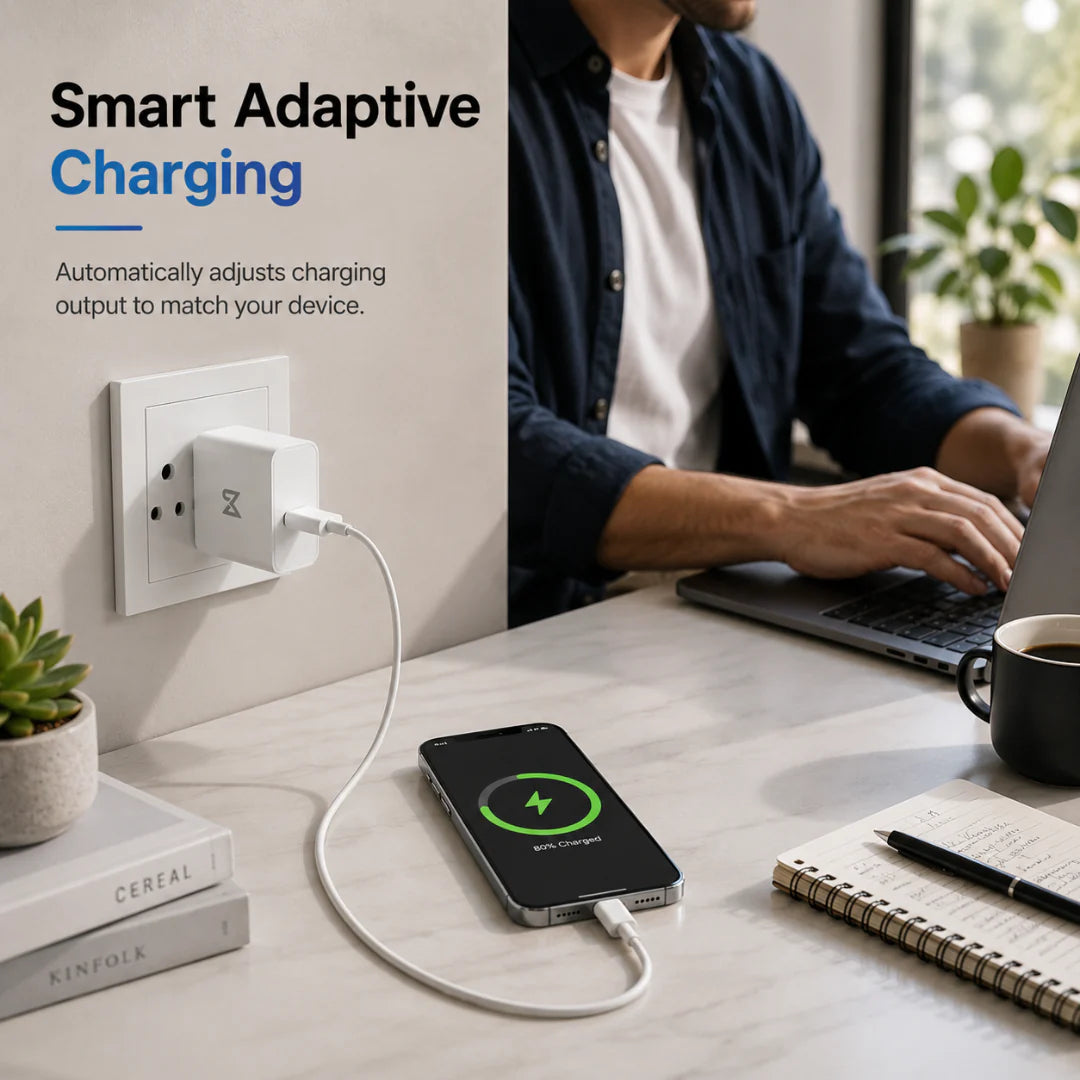 Neovolt 33W Type-C Fast Charging Power Adapter, White