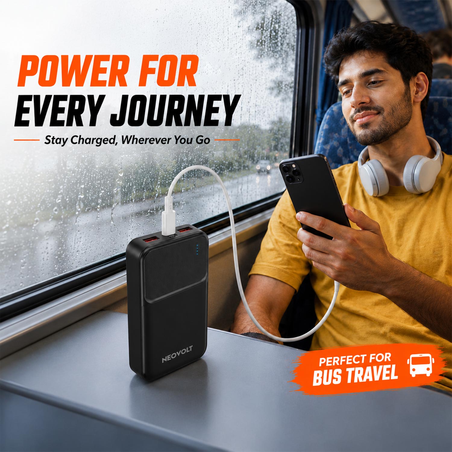 Neovolt 20000mAh Dual Output Fast Charging Power Bank