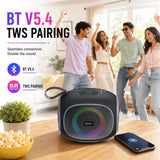 Neo Vibe 16W Bluetooth Speaker with TWS, Up to 10H* Playtime (Black-Gray)