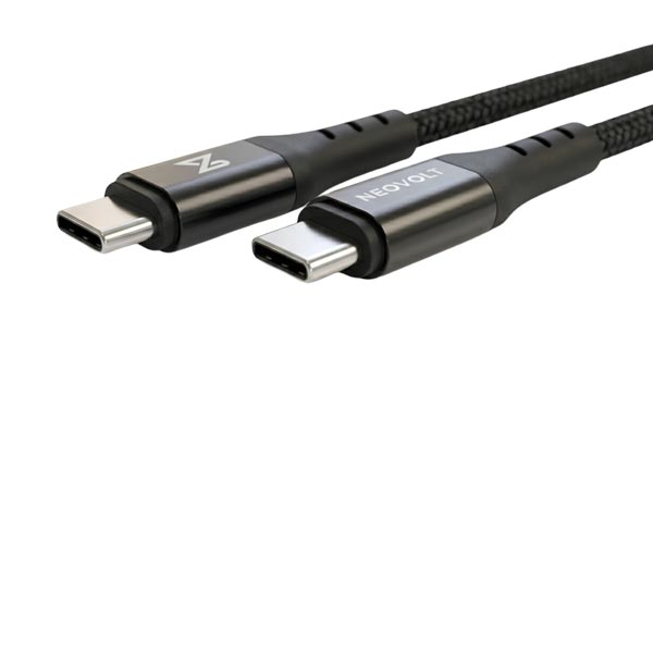 Neovolt Type C to Type C braided cable with 1.5m length