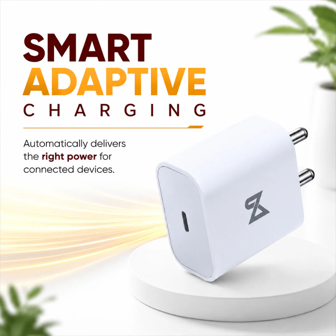 Neovolt 20W Type-C Fast Charging Wall Adapter, White