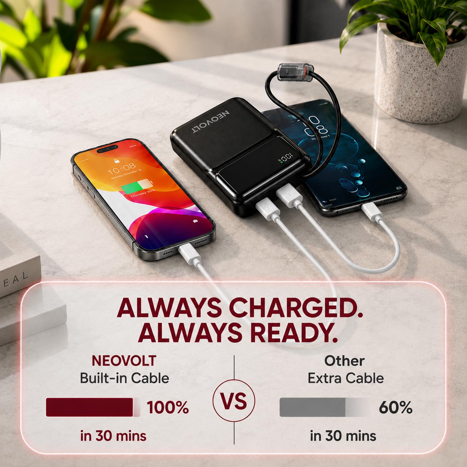 Neovolt 20000mAh 22.5W Compact Fast Charging Power Bank