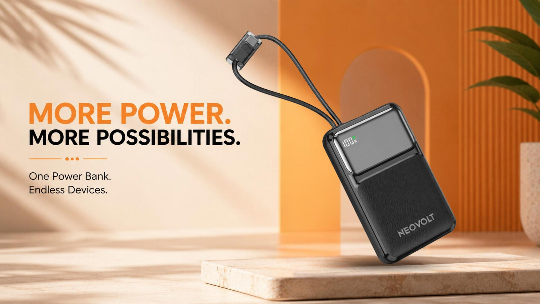 Neovolt 20000mAh 22.5W Compact Fast Charging Power Bank