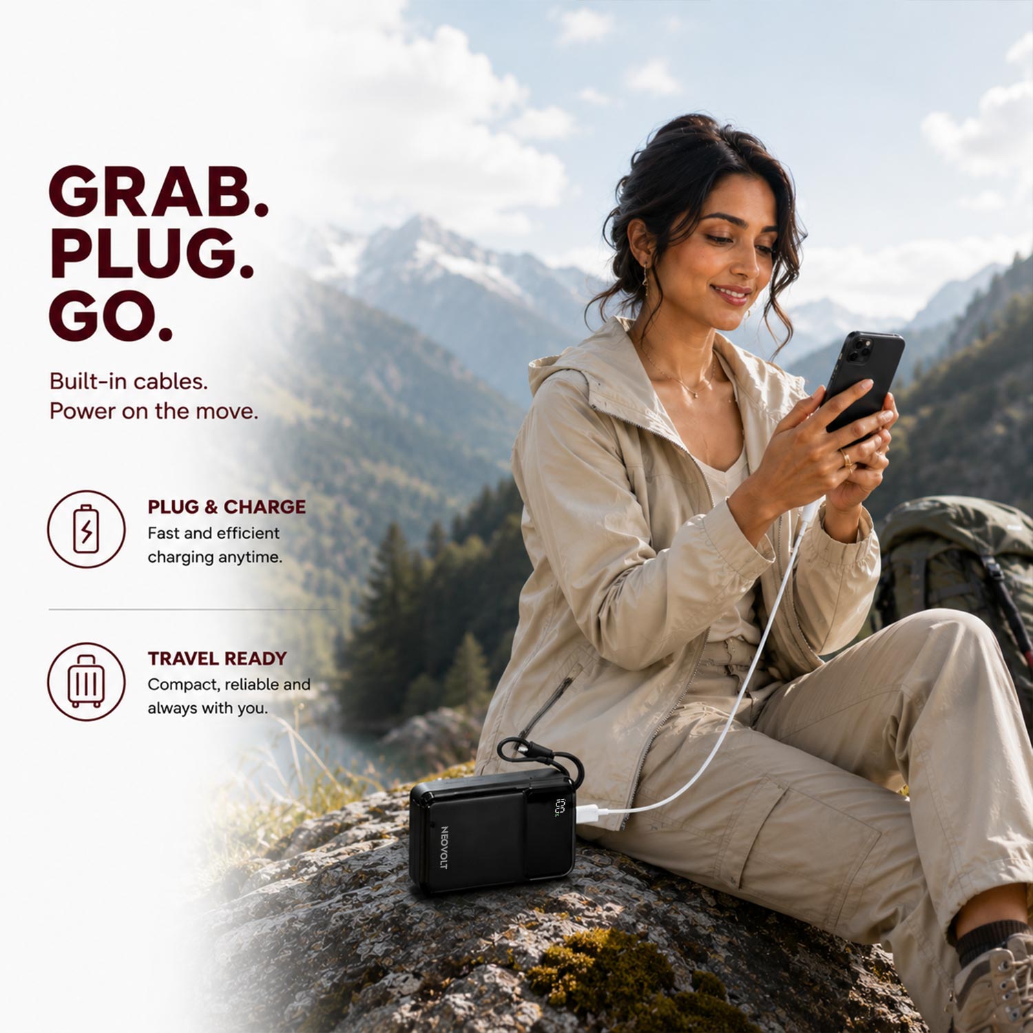 Neovolt 20000mAh 22.5W Compact Fast Charging Power Bank