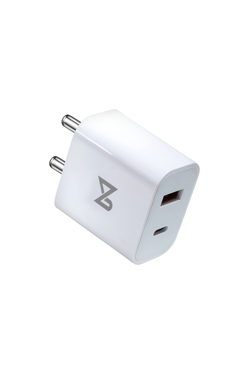 Neovolt 22.5W USB-A + Type-C Fast Charging Adapter, White