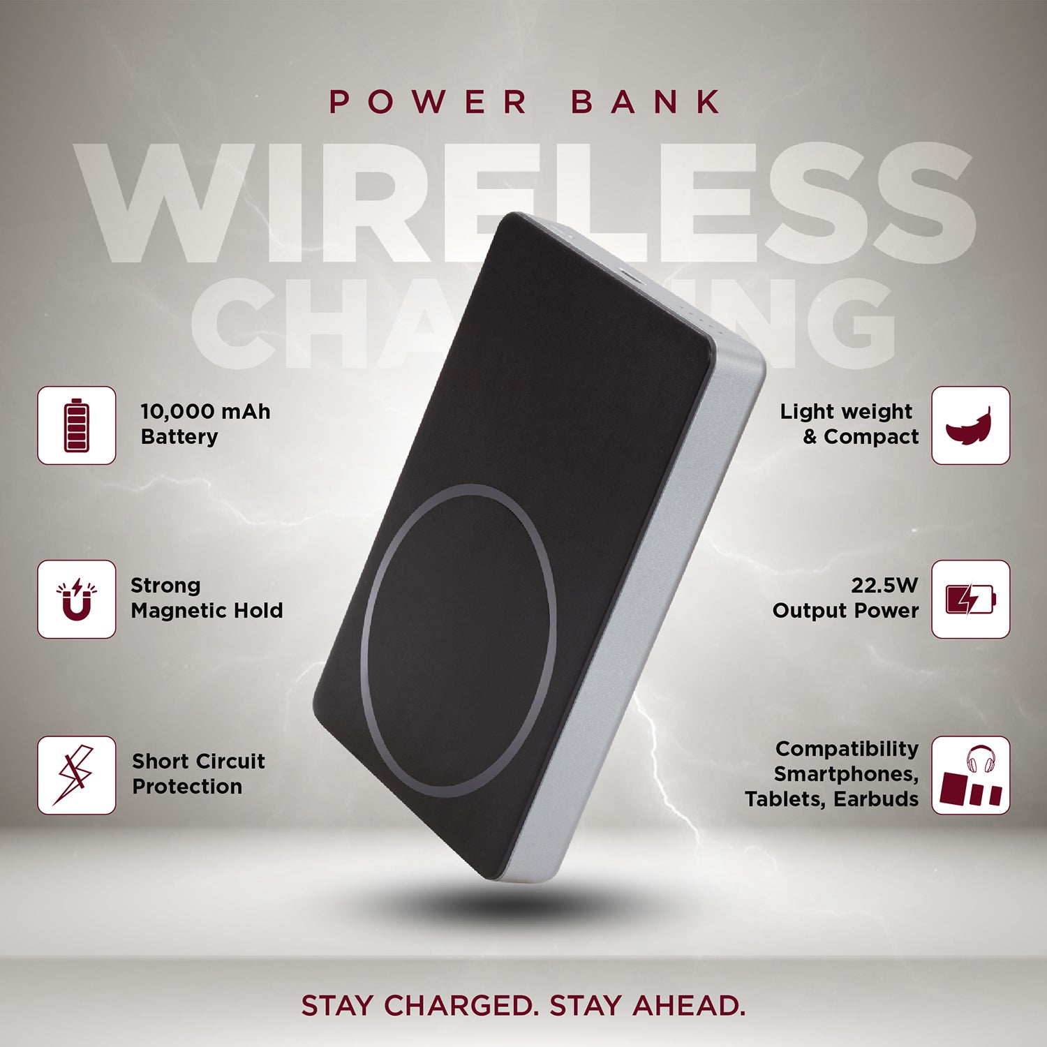 Neovolt 10000mAh 15W Wireless with Magsafe Power Bank
