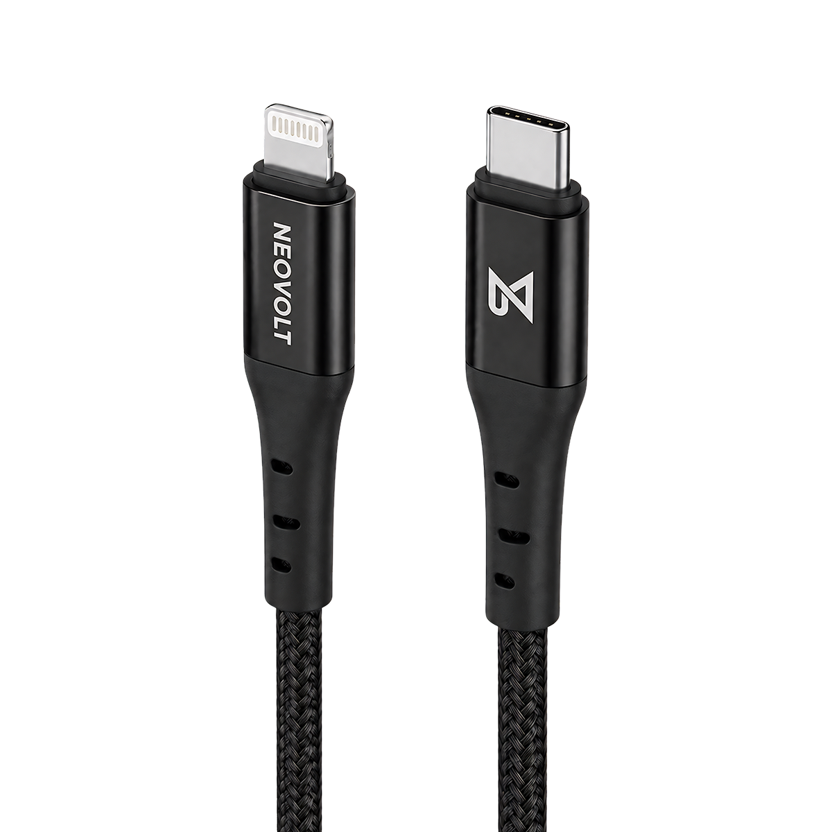 Neovolt Type C to Lightning braided cable with 1m length