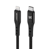 Neovolt Type C to Lightning braided cable with 1m length