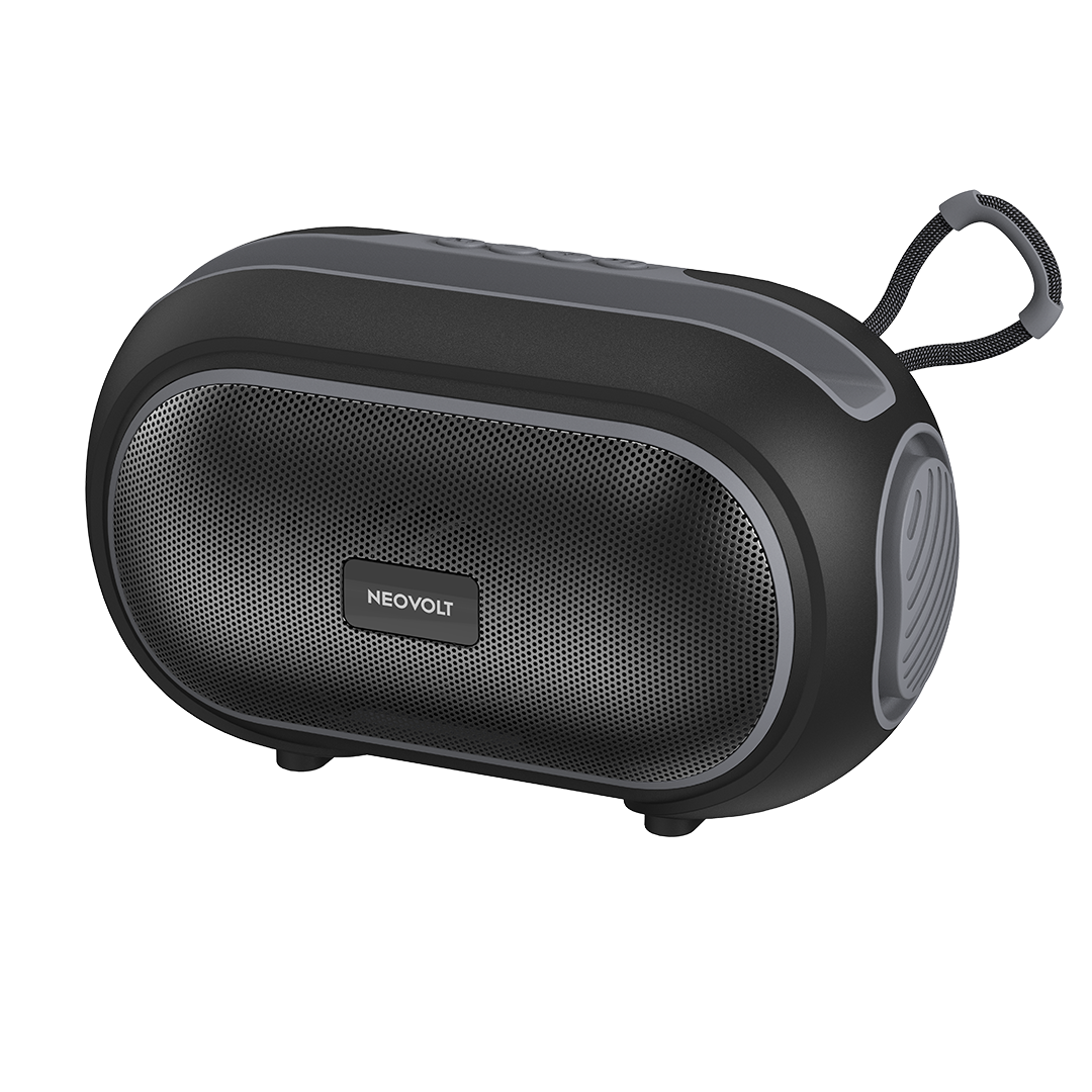 Neo Groove 10W Bluetooth Speaker with TWS, Up to 12H* Playtime (Black-Gray)
