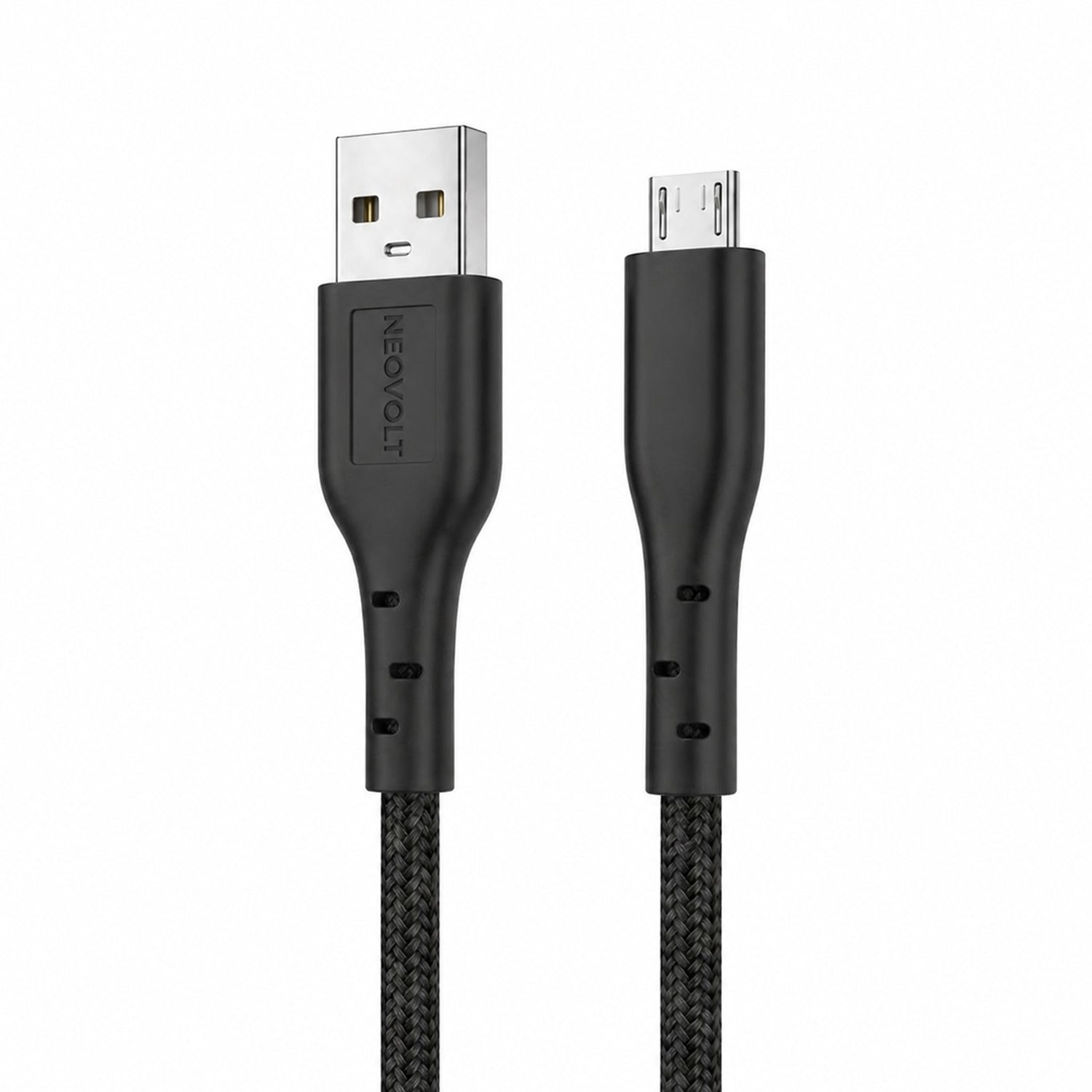 Neovolt USB A to Micro USB braided cable with 1.5m length