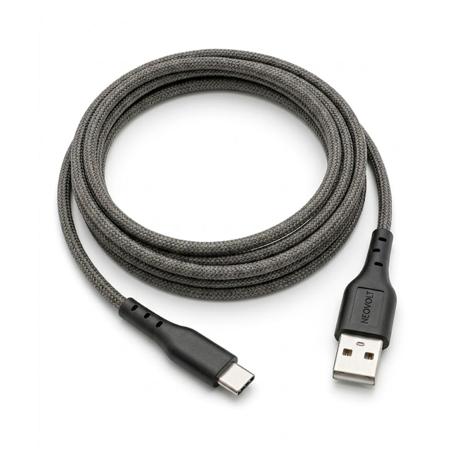 Neovolt USB A to Type C braided cable with 1.5m length